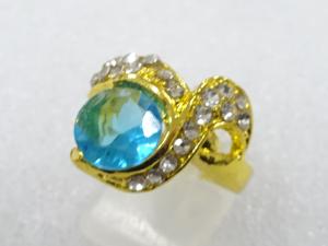 色石　指輪(16号)